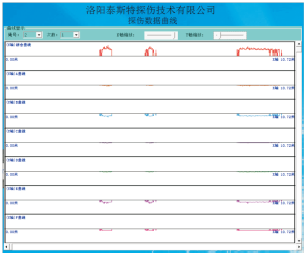 探傷信息服務終端界面